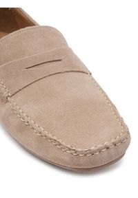 Jack & Jones - Jack&Jones Mokasyny Jfwjensen 12203636 Beżowy. Kolor: beżowy. Materiał: zamsz, skóra