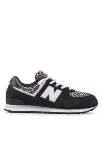 New Balance Sneakersy GC574AC1 Czarny. Kolor: czarny. Materiał: zamsz, skóra. Model: New Balance 574