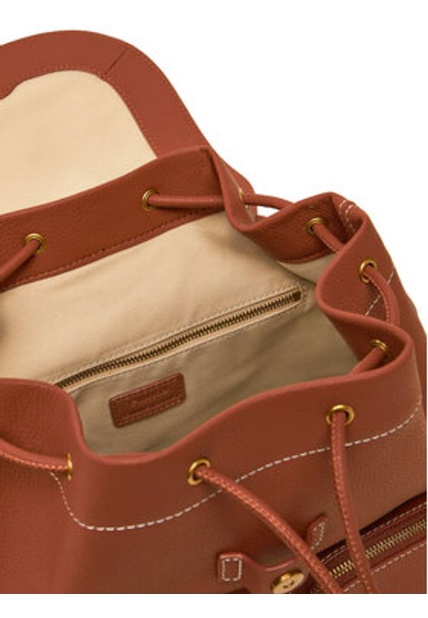Pinko - PINKO Plecak Carrie Backpack PE 25 PLTT 104351 A1LF Brązowy. Kolor: brązowy. Materiał: skóra