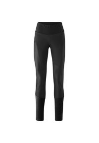 GONSO - Damskie legginsy Gonso Essential Softshell No Pad. Kolor: wielokolorowy, szary, czarny. Materiał: softshell. Sport: kolarstwo #1