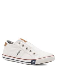 Mustang Trampki 1099-409 Biały. Kolor: biały. Materiał: materiał #1