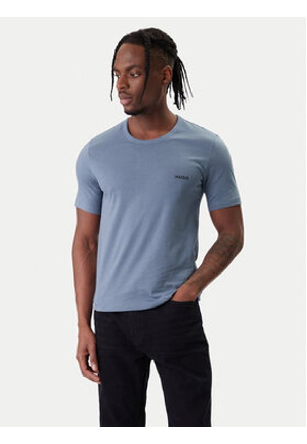 Hugo - HUGO Komplet t-shirtów 50532811 Kolorowy Regular Fit. Materiał: bawełna. Wzór: kolorowy