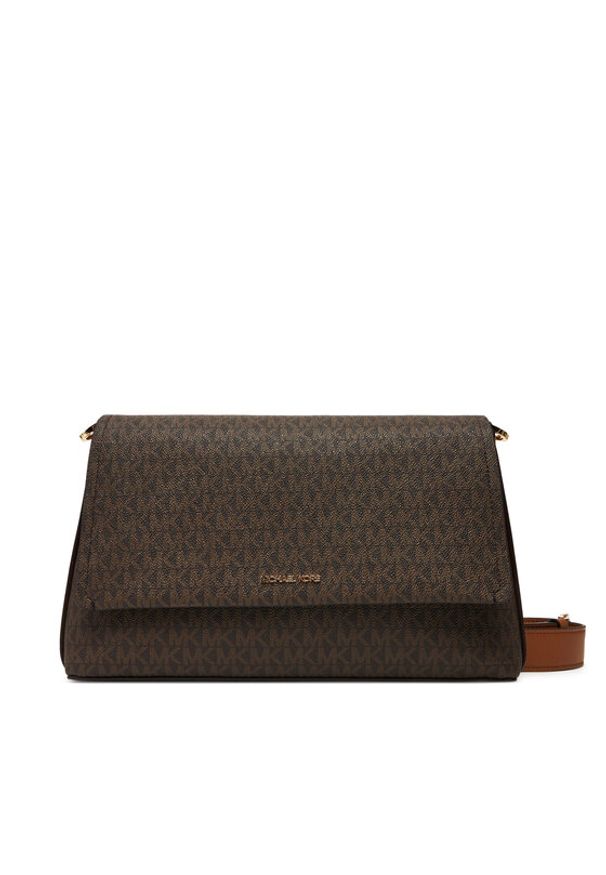 MICHAEL Michael Kors Torebka Nessa 30T5G8ZM3B Brązowy. Kolor: brązowy. Materiał: skórzane