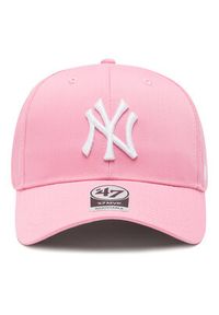 47 Brand Czapka z daszkiem MLB New York Yankees Raised Basic '47 B-RAC17CTP-RSA Różowy. Kolor: różowy. Materiał: materiał #4