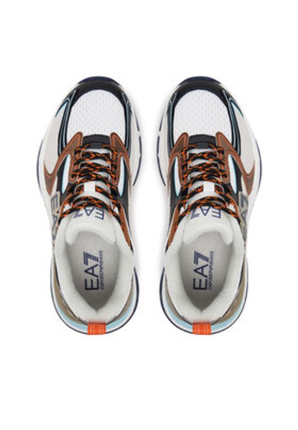 EA7 Emporio Armani Sneakersy X8X249 XK446 D194 Kolorowy. Materiał: materiał. Wzór: kolorowy