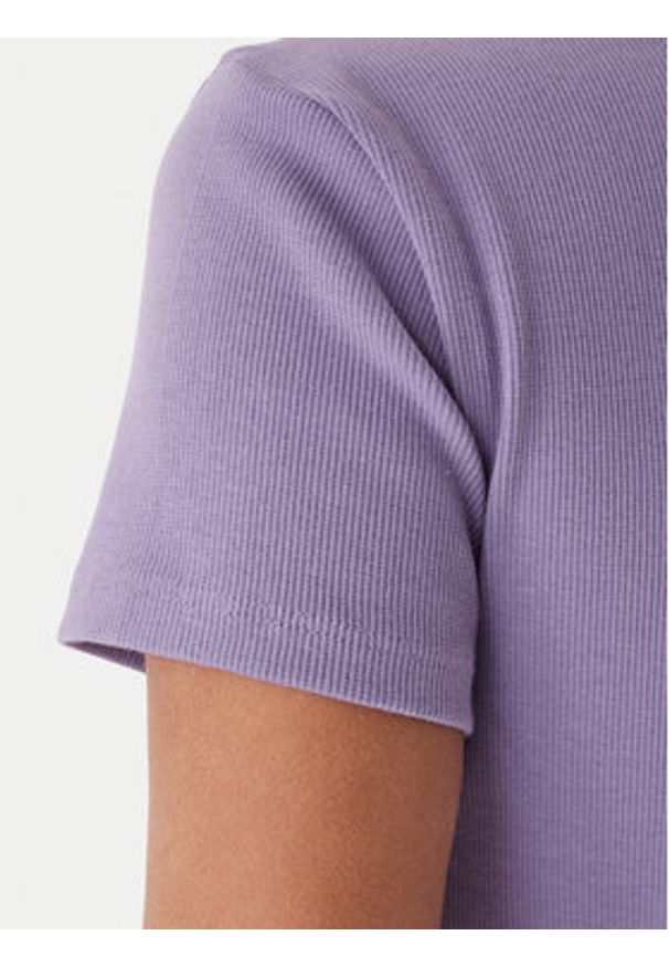 Hugo - HUGO T-Shirt Easy 50523924 Fioletowy Slim Fit. Kolor: fioletowy. Materiał: bawełna