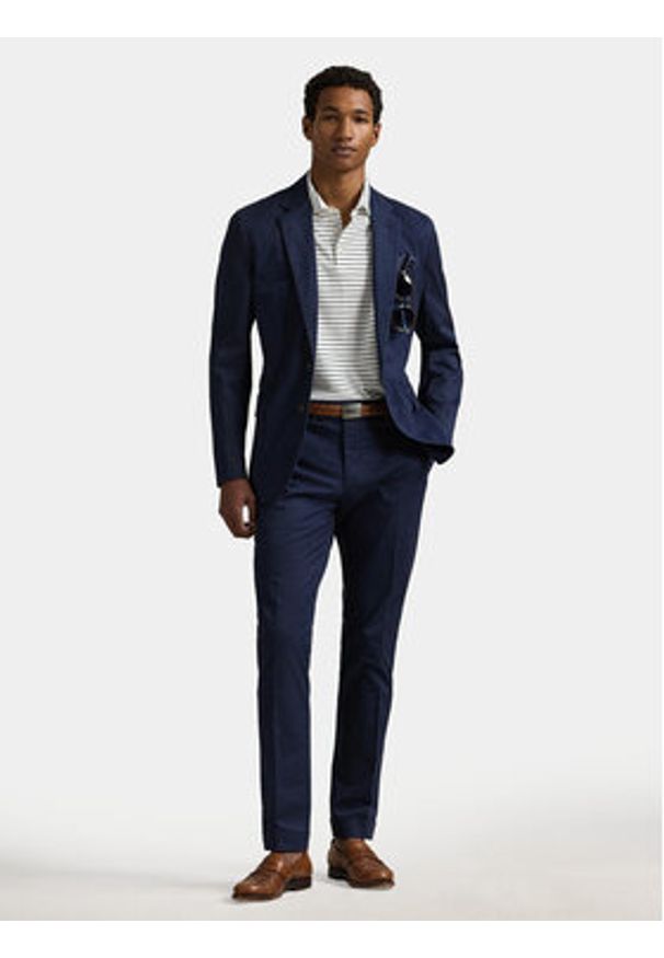 Polo Ralph Lauren Polo 710969622001 Biały Slim Fit. Typ kołnierza: polo. Kolor: biały. Materiał: bawełna