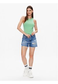 Calvin Klein Jeans Top J20J220765 Zielony Regular Fit. Kolor: zielony. Materiał: bawełna #5