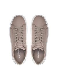 Calvin Klein Sneakersy Low Top Lace Up Lth HM0HM01016 Szary. Kolor: szary