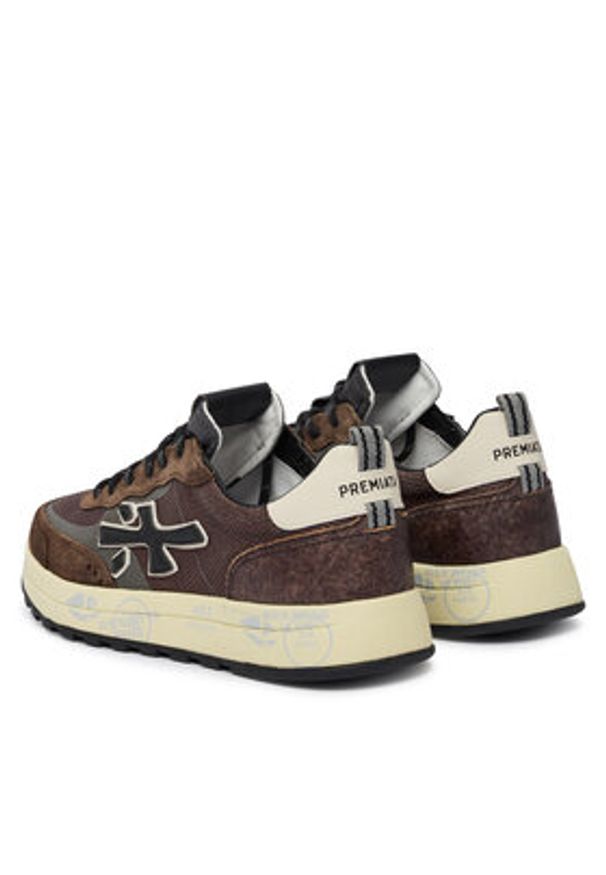 Premiata Sneakersy NOUS VAR 7725 Szary. Kolor: szary. Materiał: skóra, zamsz