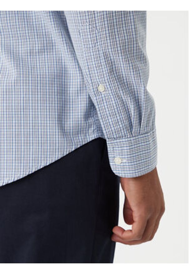 TOMMY HILFIGER - Tommy Hilfiger Koszula MW0MW39459 Niebieski Regular Fit. Kolor: niebieski. Materiał: bawełna