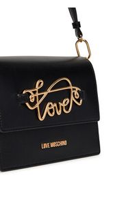 Love Moschino - LOVE MOSCHINO Torebka JC4262PP0MKG0000 Czarny. Kolor: czarny. Materiał: skórzane #4