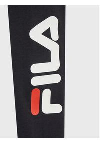 Fila Legginsy Classic Logo FAT0115 Czarny Slim Fit. Kolor: czarny. Materiał: bawełna