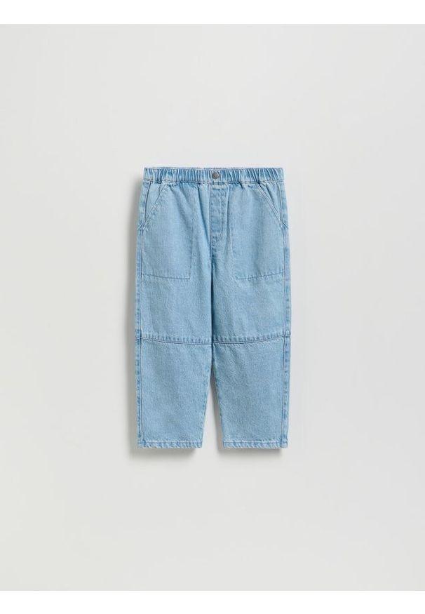 Reserved - Jeansy relaxed fit - niebieski. Kolor: niebieski. Materiał: jeans