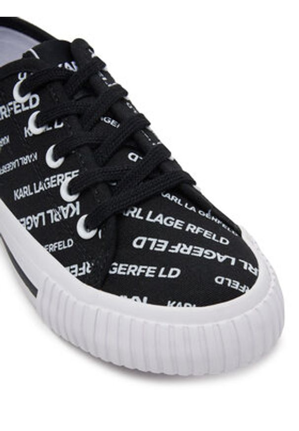 Karl Lagerfeld Kids Tenisówki Z30562 M Czarny. Kolor: czarny. Materiał: materiał