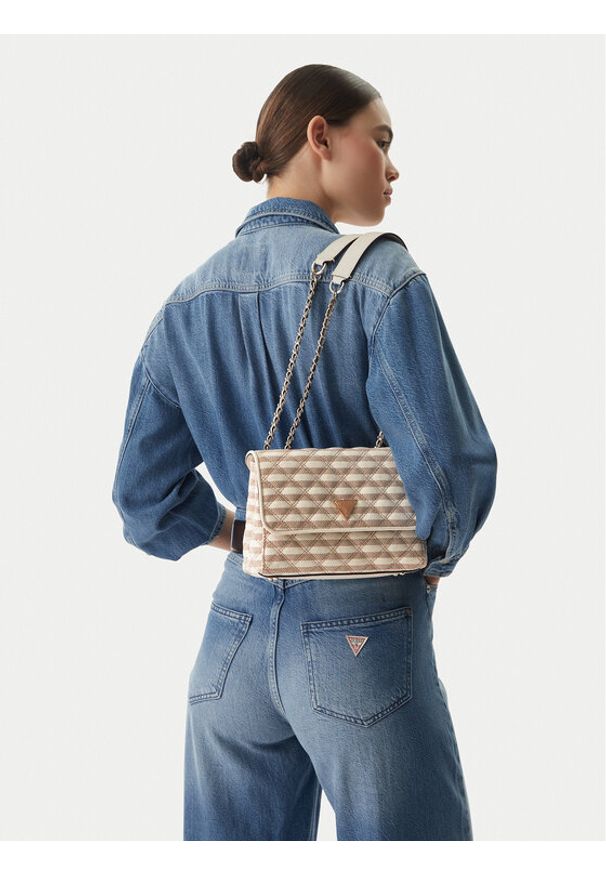 Guess Torebka Giully II HWAG96 73200 Beżowy. Kolor: beżowy