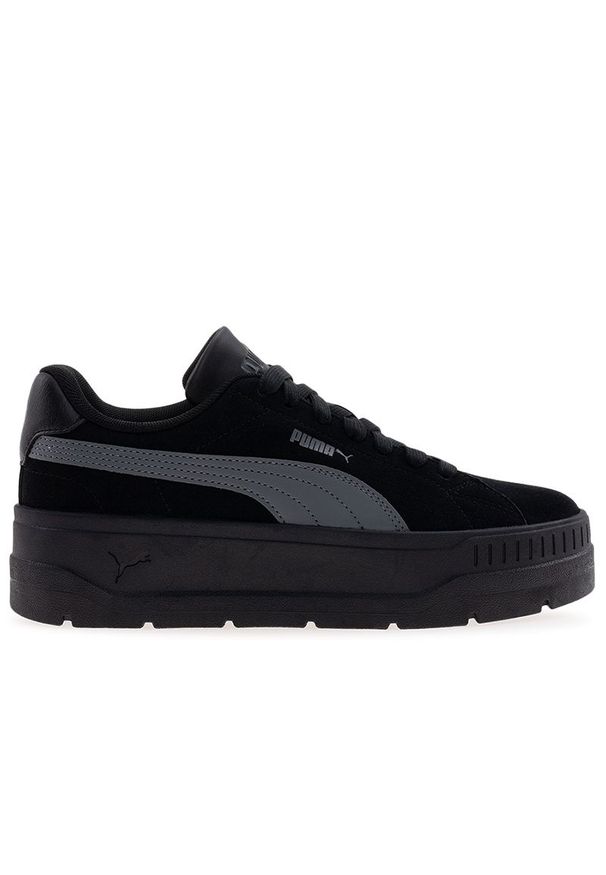 Buty damskie Puma Karmen Classic ESD 40729701 - czarne. Okazja: na co dzień. Kolor: czarny. Materiał: skóra, zamsz, guma. Szerokość cholewki: normalna