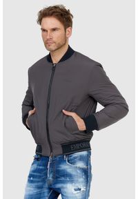 Emporio Armani - EMPORIO ARMANI Dwustronna kurtka męska w moro, Rozmiar 48. Kolor: czarny. Wzór: moro #5