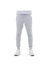 Spodnie Lacoste Tracksuit Trousers Bottom XH9624-CCA - szare. Kolor: szary. Materiał: poliester, materiał, dresówka, bawełna