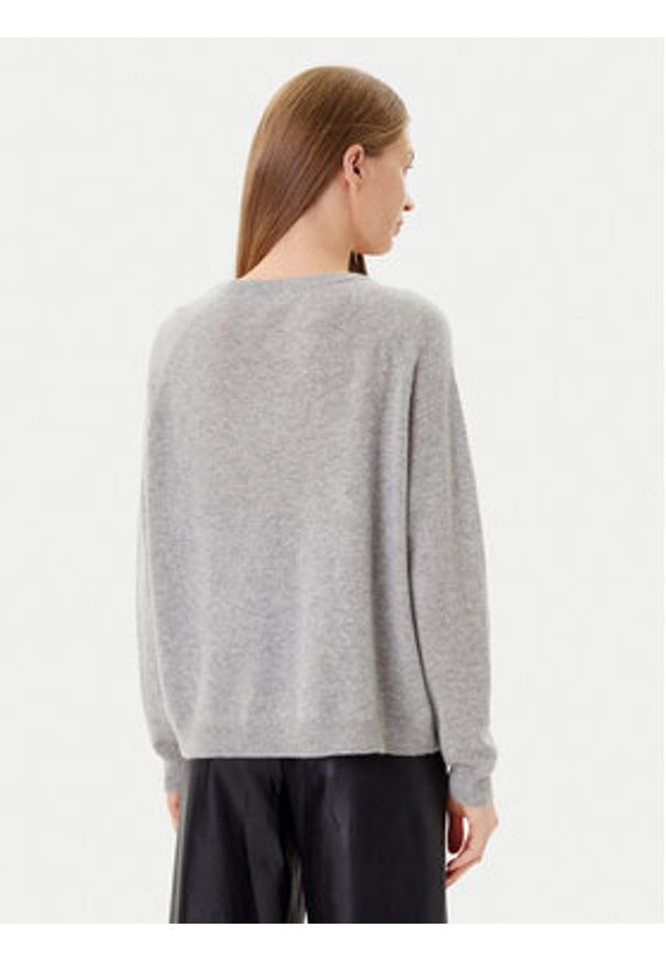 Marella Sweter Tesa 2523366171 Szary Relaxed Fit. Kolor: szary. Materiał: kaszmir