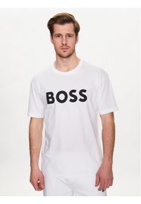 BOSS - Boss T-Shirt 50483774 Biały Relaxed Fit. Kolor: biały. Materiał: bawełna