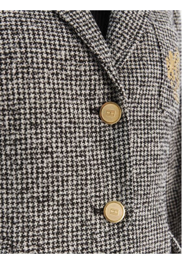 TOMMY HILFIGER - Tommy Hilfiger Marynarka WW0WW48786 Szary Slim Fit. Kolor: szary. Materiał: wełna