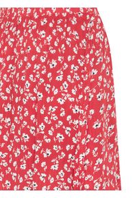 ICHI Spódnica mini 20118593 Czerwony Regular Fit. Kolor: czerwony