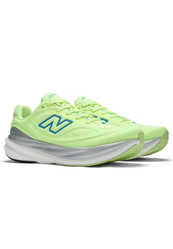 Buty męskie New Balance Infinion 1080 v15 M10802HR – zielone. Okazja: na co dzień. Kolor: zielony. Materiał: guma. Szerokość cholewki: normalna. Sport: bieganie, fitness