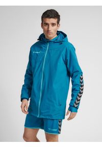 Kurtka Hummel Authenctic All-Weather. Kolor: wielokolorowy, turkusowy, niebieski. Sport: outdoor