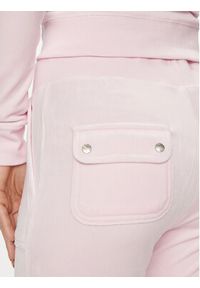 Juicy Couture Spodnie dresowe Del Ray JCAP180 Różowy Regular Fit. Kolor: różowy. Materiał: syntetyk #4
