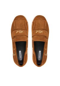 Karl Lagerfeld - KARL LAGERFELD Półbuty Marlee KL41329A Brązowy. Kolor: brązowy. Materiał: skóra, zamsz #2