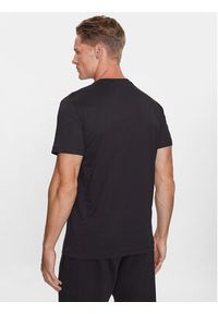 Versace Jeans Couture T-Shirt 75GAHT01 Czarny Regular Fit. Kolor: czarny. Materiał: bawełna