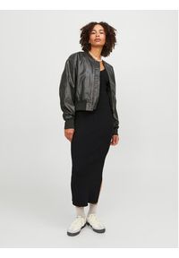 JJXX Kurtka bomber Hailey 12250708 Czarny Regular Fit. Kolor: czarny. Materiał: skóra #6