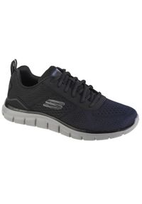 skechers - Buty treningowe męskie, Skechers Track - Ripkent. Kolor: wielokolorowy, niebieski, czarny. Materiał: materiał
