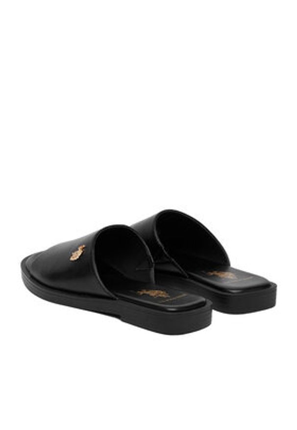 U.S. Polo Assn. Klapki EO-MARINA003W/6Y1 Czarny. Kolor: czarny. Materiał: materiał