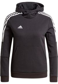 Adidas - Bluza dla dzieci adidas Tiro 21 Sweat Hoody. Kolor: czarny