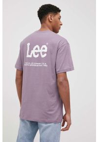 Lee - LEE LOGO LOOSE TEE WASHED PURPLE L69NFQTZ 112144375