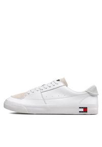 Tommy Jeans Sneakersy Vulcanized Ess EM0EM01106 Biały. Kolor: biały. Materiał: skóra #4