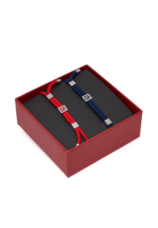 Hugo - HUGO Zestaw bransoletek 50552605 Kolorowy. Wzór: kolorowy