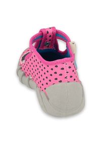 Befado obuwie dziecięce 110P455 różowe. Kolor: różowy. Materiał: bawełna, tkanina #4