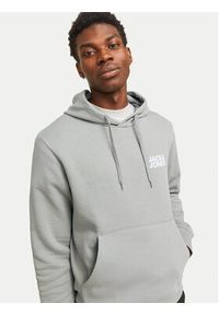 Jack & Jones Bluza Corp 12152840 Szary Regular Fit. Kolor: szary. Materiał: bawełna #4