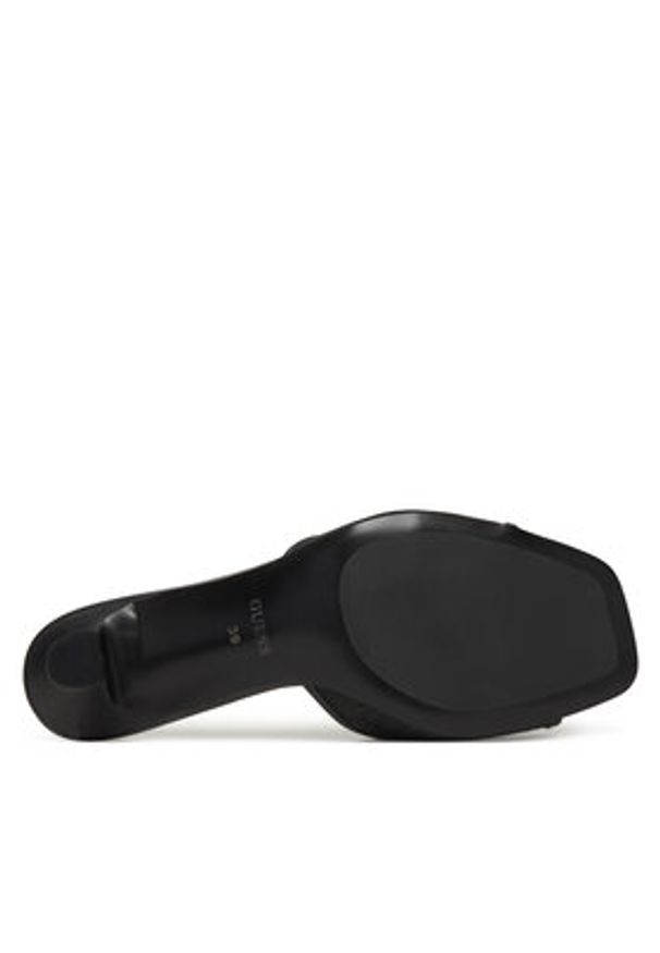 Guess Klapki FLJDI2 FAL03 Czarny. Kolor: czarny. Materiał: materiał