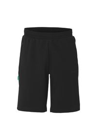 UHLSPORT - Szorty dla dzieci Uhlsport ID. Kolor: czarny. Wzór: napisy. Sport: piłka nożna #1