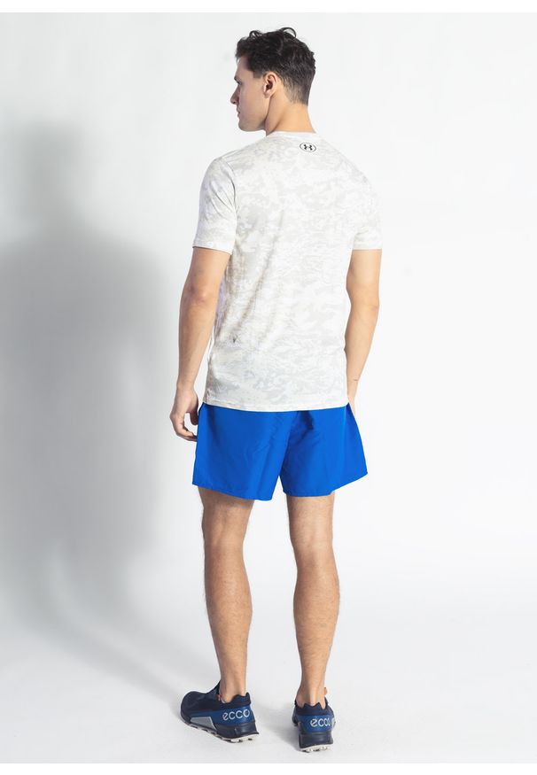 Koszulka męska szara Under Armour Ua Abc Camo SS. Kolor: szary. Materiał: materiał