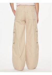 Levi's® Spodnie materiałowe A6077-0009 Beżowy Baggy Fit. Kolor: beżowy. Materiał: bawełna