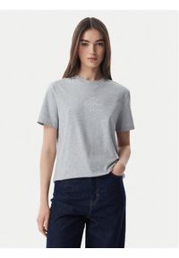 Calvin Klein Jeans T-Shirt LV047G831G Szary jasny Regular Fit. Kolor: szary. Materiał: bawełna #1