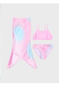 Sinsay - Trzyczęściowy strój kąpielowy z syrenim ogonem - wielobarwny #1