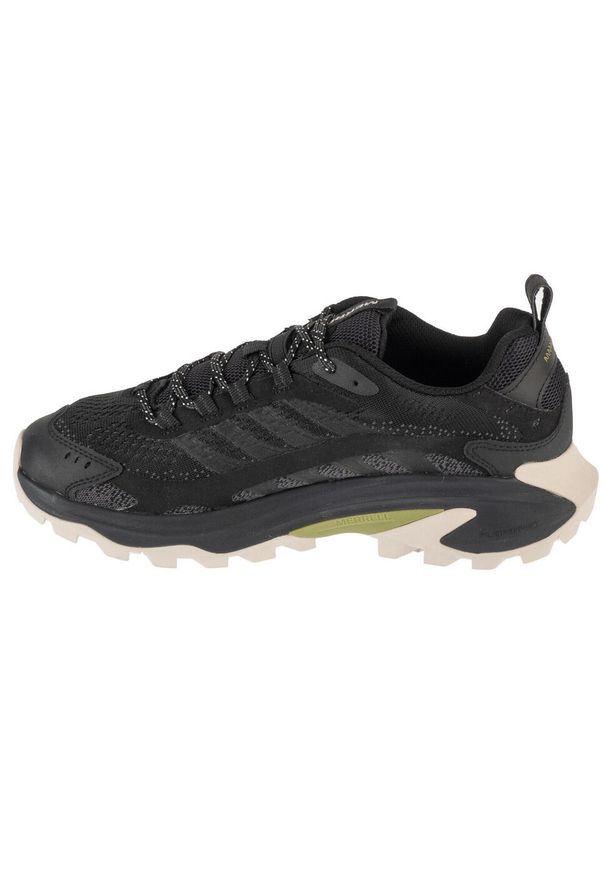 Merrell - Buty trekkingowe męskie, Moab Speed 2. Kolor: czarny. Materiał: guma, materiał, tkanina, syntetyk