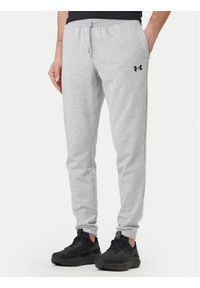 Under Armour Spodnie dresowe UA Rival 6014638 Szary Regular Fit. Kolor: szary. Materiał: bawełna #1