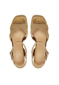 Castañer Espadryle Valle/142 023116 Złoty. Kolor: złoty. Materiał: materiał #5